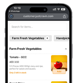 Digital Menu